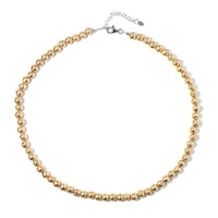 Collana in argento con Perla di Lava Dorata