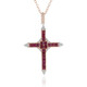 Ciondolo in argento con Rubino della Birmania (Gems en Vogue)