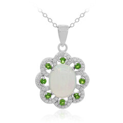 Collana in argento con Opale di Welo