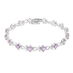 Bracciale in argento con Ametista