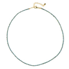 Collana in argento con Diamante Blu