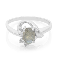 Anello in argento con Labradorite