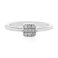 Anello in argento con Diamante I3 (H)