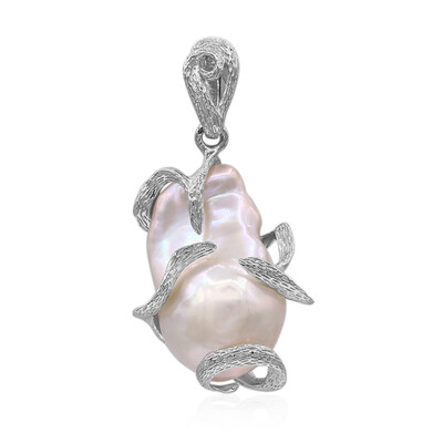 Ciondolo in argento con Perla di Acqua Dolce (TPC)
