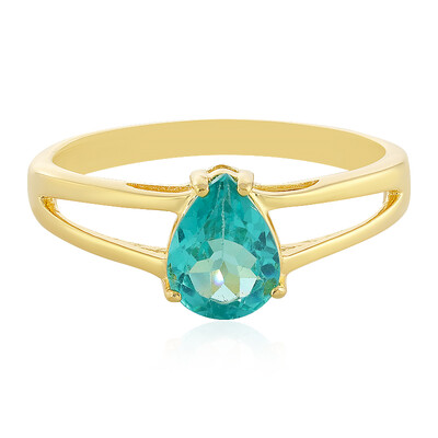 Anello in argento con Apatite Blu