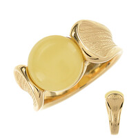 Anello in argento con Ambra Baltica