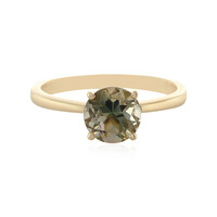 Anello in oro con Pietra del Sole dell'Oregon