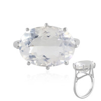 Anello in argento con Quarzo Bianco