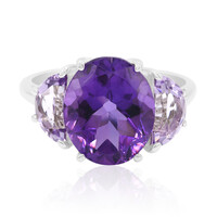 Anello in argento con Ametista
