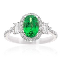 Anello in oro con Tsavorite AAA (CIRARI)