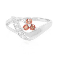 Anello in argento con Rubino Tramonto