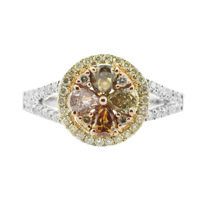 Anello in oro con Diamante Fancy SI2 (CIRARI)