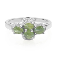 Anello in argento con Alessandrite Occhio di Gatto