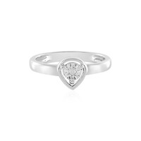 Anello in argento con Diamante I3 (J)