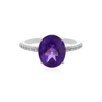 Anello in argento con Ametista Siberiana