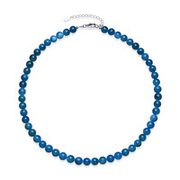 Collana in argento con Apatite Blu