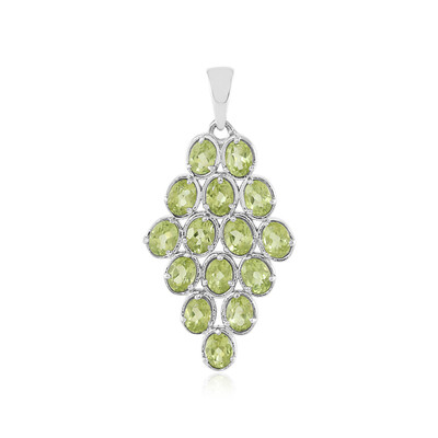 Ciondolo in argento con Peridoto