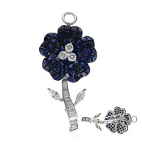 Spilla in oro con Zaffiro Blu (Estée Collection)