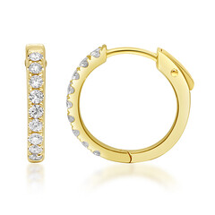 Orecchini in oro con Diamante I1 (H) (CIRARI)