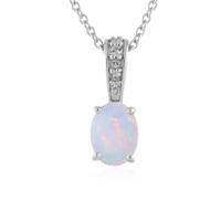 Collana in argento con Opale di Welo