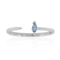 Anello in argento con Acquamarina Ofiki