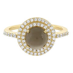 Anello in oro con Pietra di Luna Kangeyam