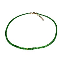 Collana in argento con Tsavorite