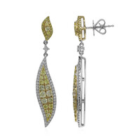 Orecchini in oro con Diamante Giallo SI2 (CIRARI)