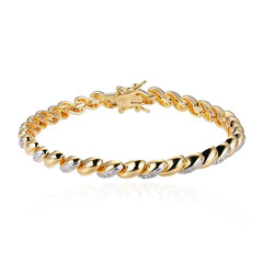 Bracciale in ottone con Diamante I3 (I) (Juwelo Style)