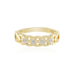 Anello in argento con Diamante I2 (J)