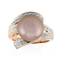 Anello in argento con Perla Ming (TPC)