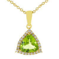 Collana in argento con Peridoto