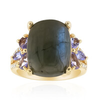 Anello in argento con Labradorite