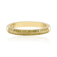 Anello in argento con Diamante Giallo I3