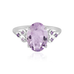 Anello in argento con Ametista Rose de France