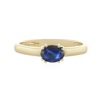 Anello in oro con Zaffiro Stellato Blu