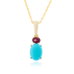 Collana in argento con Turchese Sleeping Beauty