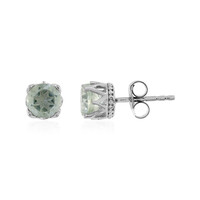 Orecchini in argento con Ametista Verde