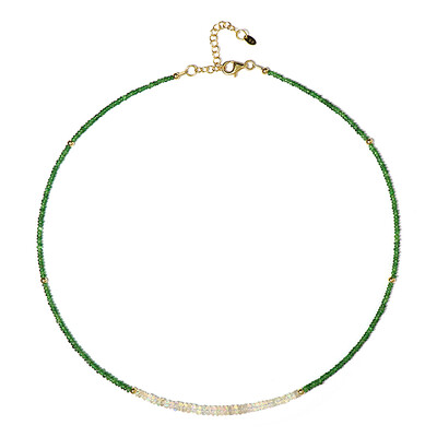 Collana in argento con Tsavorite