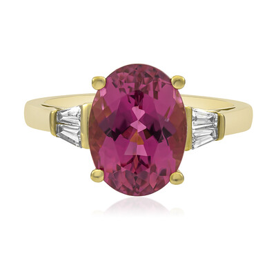 Anello in oro con Tormalina Neon del Congo (CIRARI)
