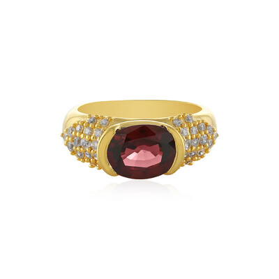 Anello in argento con Zircone Rosa