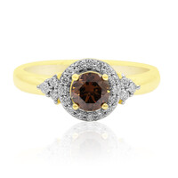 Anello in oro con Diamante Cognac d'Argyle SI1 (Mark Tremonti)