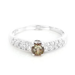 Anello in argento con Andalusite