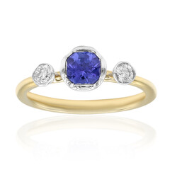 Anello in oro con Tanzanite AAA (CIRARI)