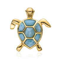 Ciondolo in argento con Larimar