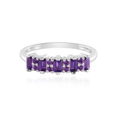 Anello in argento con Ametista