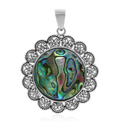 Ciondolo in argento con Conchiglia Abalone (Art of Nature)