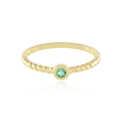 Anello in argento con Smeraldo Colombiano