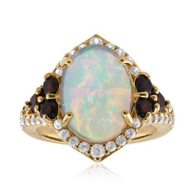 Anello in argento con Opale di Welo