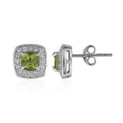Orecchini in argento con Peridoto